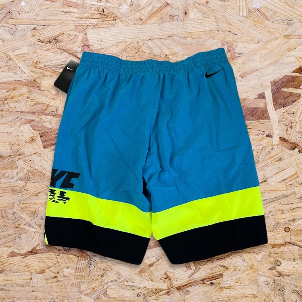 ✔️ NWT✔️ NIKE Sunset Logo Vital Swim Trunks - Picture 3 of 10